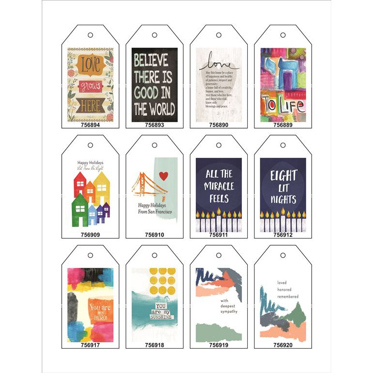 

Gift Tag / Hang Tag / Kartu Mini / Label Tag - Seri E