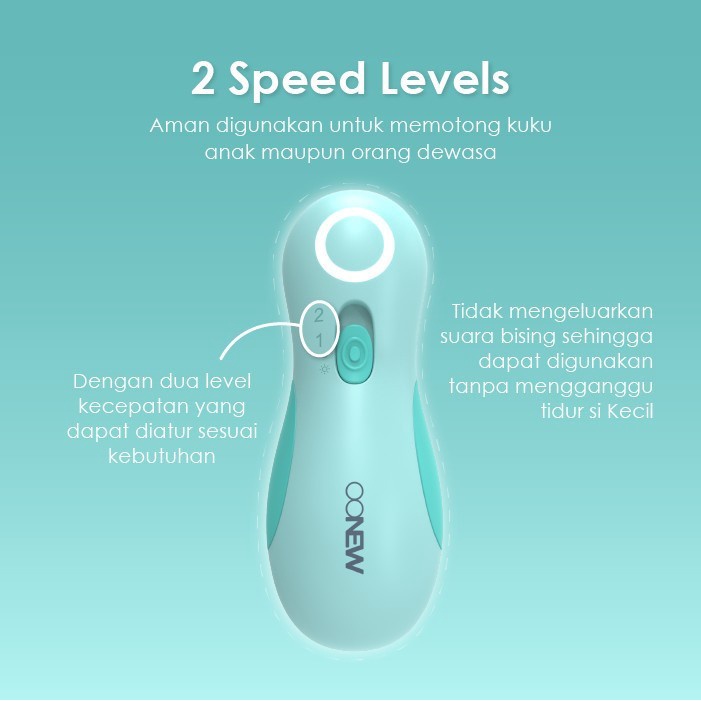 OONEW 2 in 1 Baby Nail Trimmer Set TB-2119