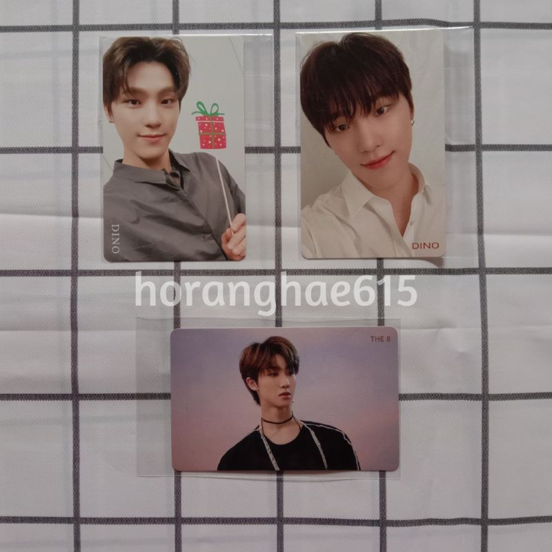 PC PHOTOCARD SEVENTEEN HMV FLFL FALLIN FLOWER PINK BLUE HENGGARAE 24H XMAS THE8 VERNON DINO