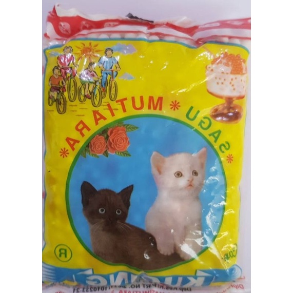 

sagu mutiara kemasan ekonomis cap kucing 100gram