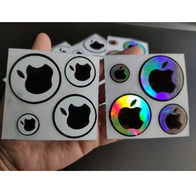 STICKER APPLE CUTTING ISI  4  /STICKER MOTOR/STICKER MOBIL/STICKER LEPTOP/DLL
