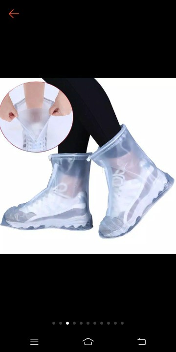 Cover Pelindung Sepatu Silikon Karet Anti Air Jas Hujan Silicone Shoes