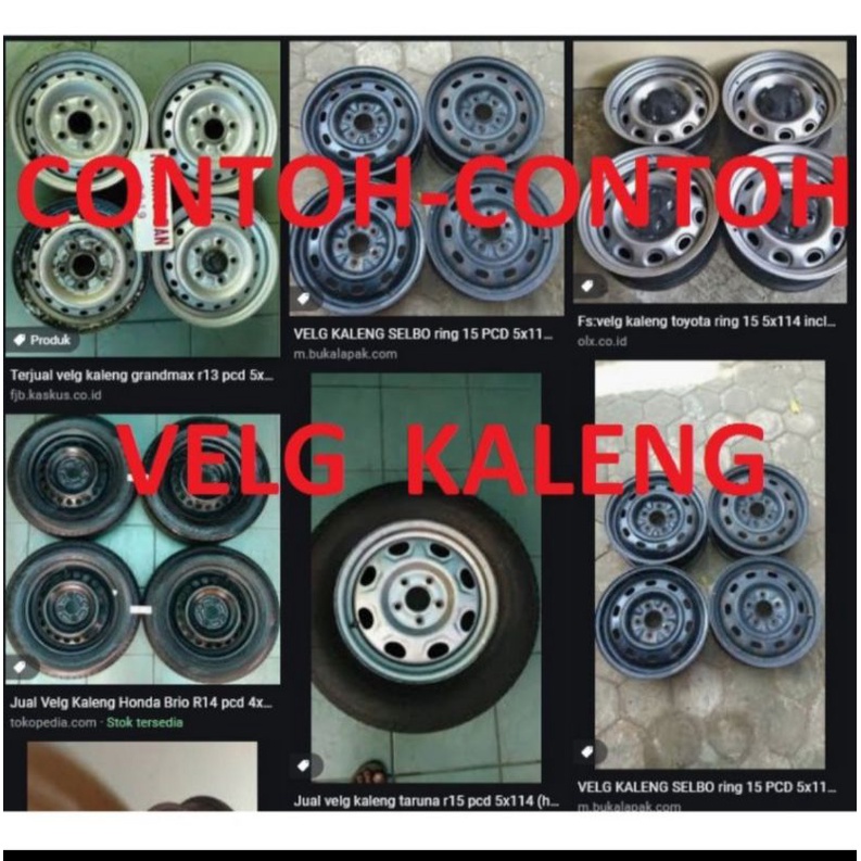 DOP RING 14 VELG KALENG BAHAN BAGUS CLIPER KUAT UNIVERSAL