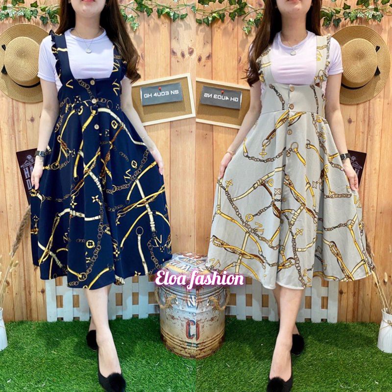 COD Overall Dress Overall Overall Wanita Dewasa Baju Overall