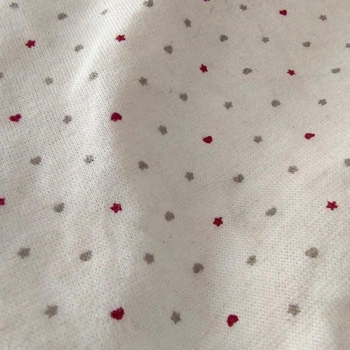 bahan kain kaos meteran motif bintang hati