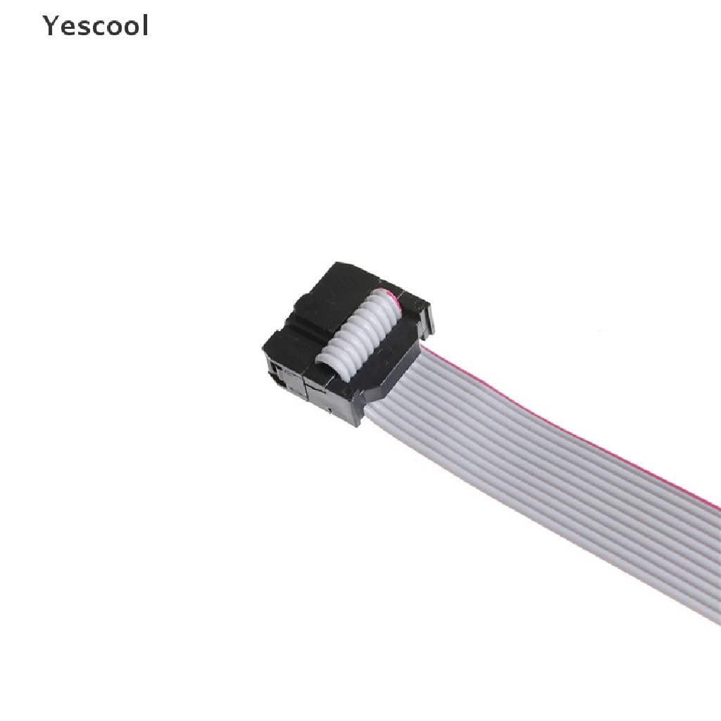 Yescool Kabel Ribbon Flat 2.54mm Pitch 6P 10P 14P 16P 20P 40P IDC 300mm