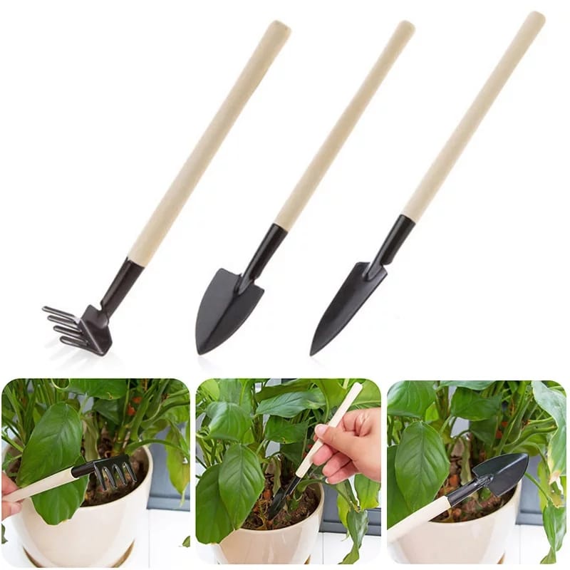 LARISTERUS79 SKOP MINI set isi 3 Alat Berkebun 3 In 1 / Peralatan Berkebun Cangkul Sekop Mini / Garden Tools 3 In 1 S017