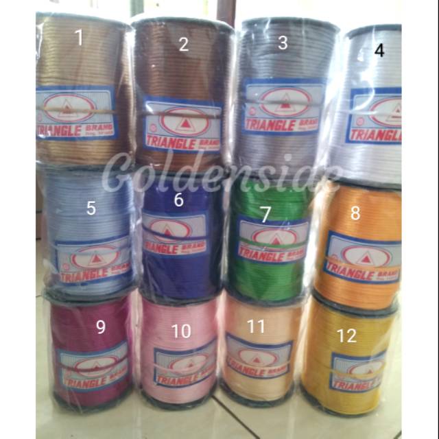 Tali Satin , Tali cina, Tali rrt Triangle 2mm per roll