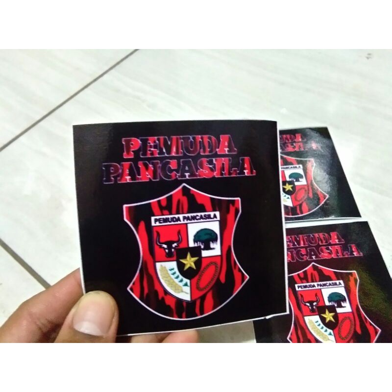 

[10x10cm]Stiker Ormas Pemuda Pancasila/Stiker Ormas PP