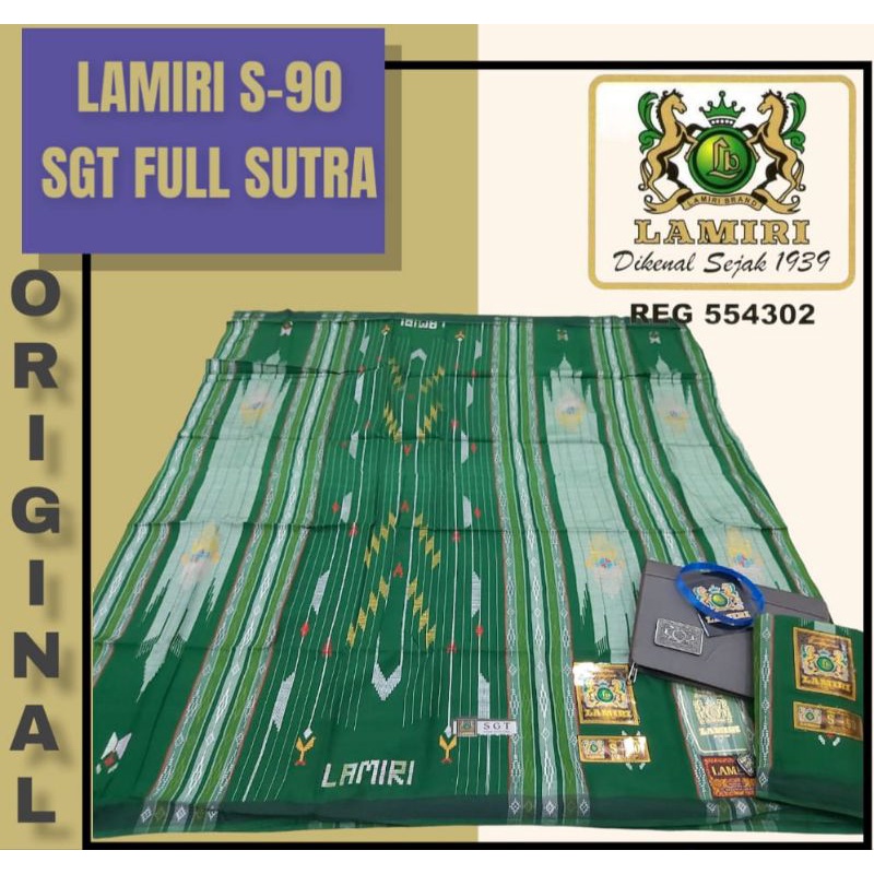 Sarung Lamiri SGT Full Sutra, Lamiri SGT S90 Original Pabrik