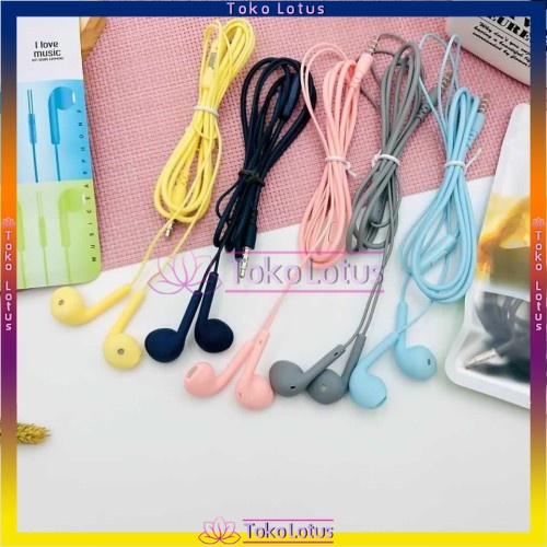 Stereo Extra Bass earphone Headset U19 Music Angel Macaron Earphone Handsfree Termurah Berkualitas Murah 𝐁𝐄𝐑𝐊𝐔𝐀𝐋𝐈𝐓𝐀𝐒 !!!