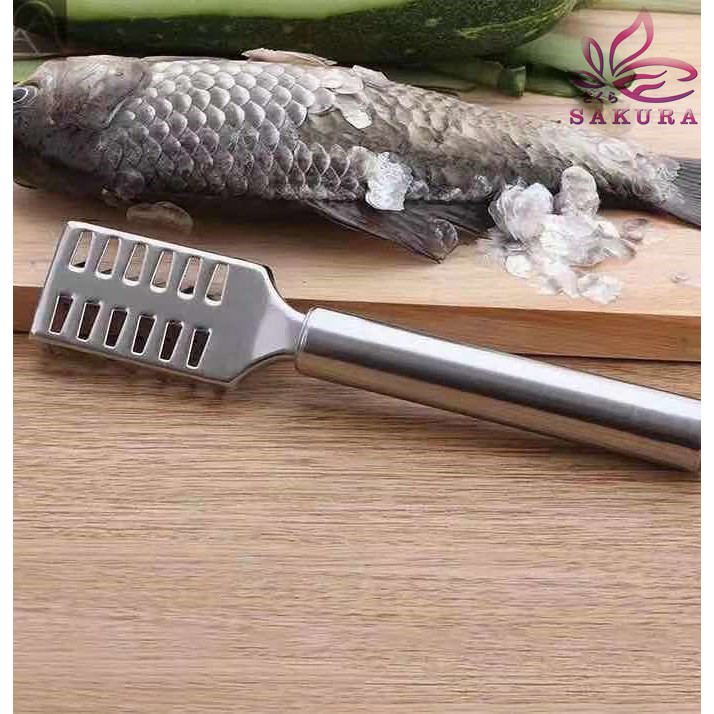 Pembersih Sisik Ikan Stainless / Serutan Pisau Sisik Ikan Stainless Steel SOSOYO