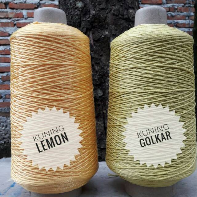 Benang rajut nilon pp/monolon varian kuning