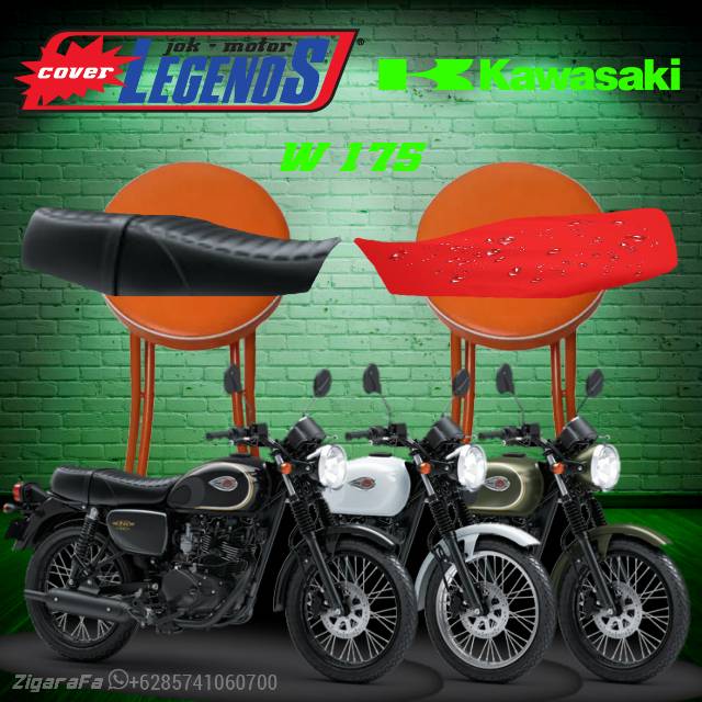 Cover Jok W175 New Anti Air / Sarung Mantel Jok Aksesoris Motor Variasi