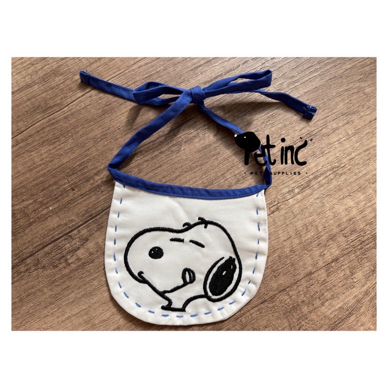 korea snoopy peanut bib