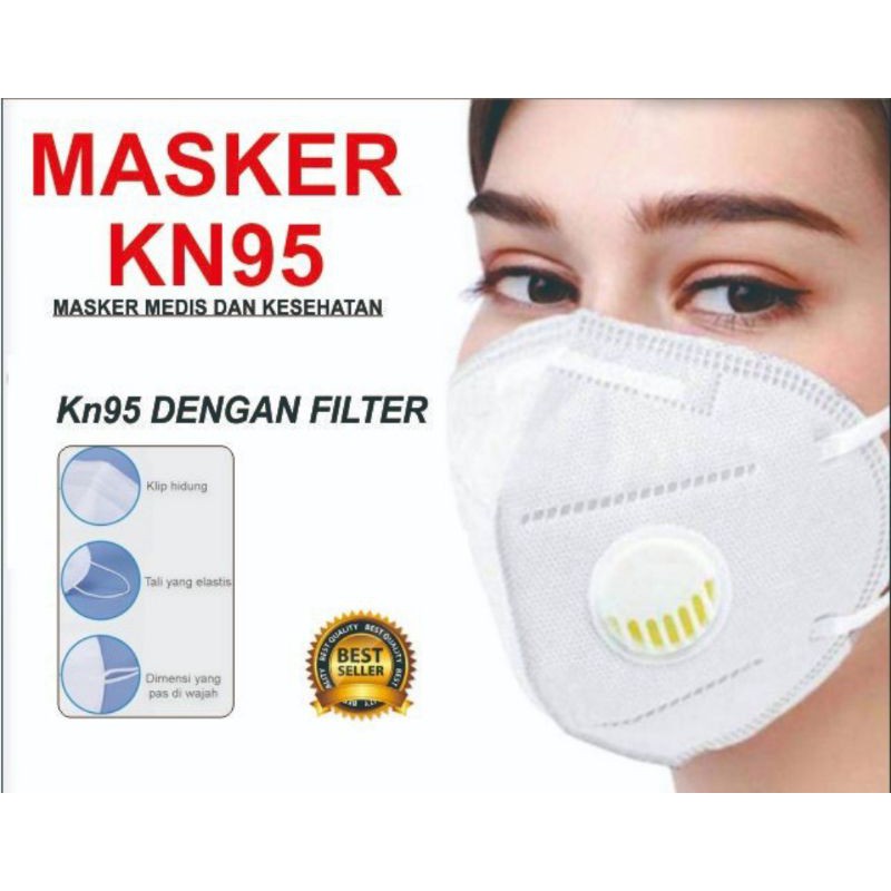 KN 95 earlopp(non hijab)-Kn95 respirator 1pcs