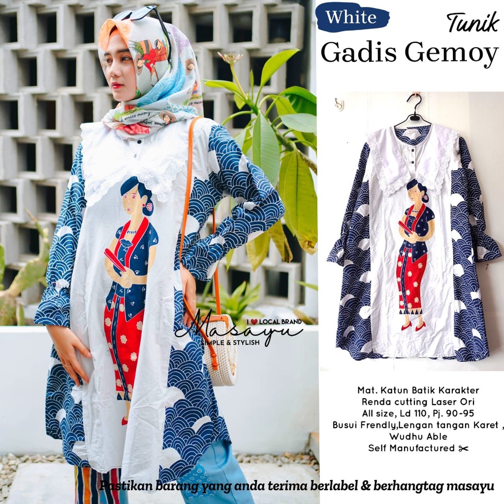 Tunik gadis gemoy ori by masayu