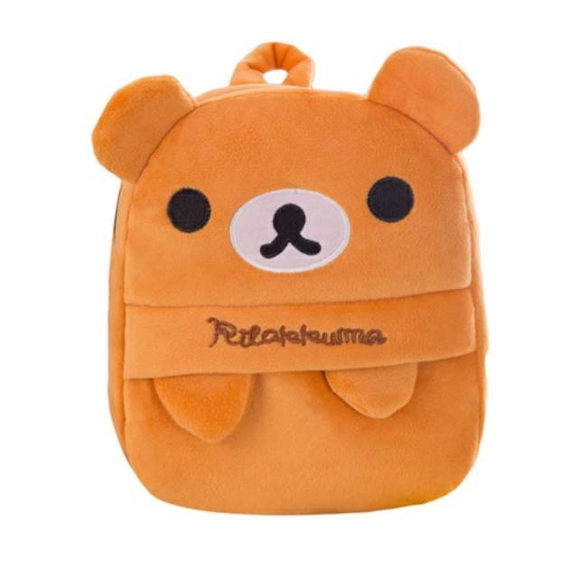 BL6543-rilakkuma Tas Ransel Sekolah Plushy Anak