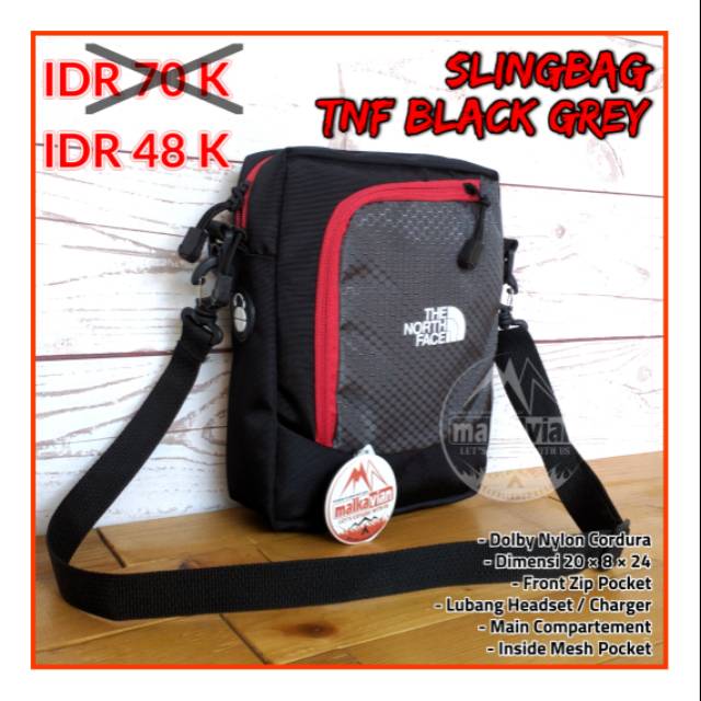 PROMO DISKON SALE  SlingBag Tas Pinggang Slempang TNF Lokal Pendaki gunung