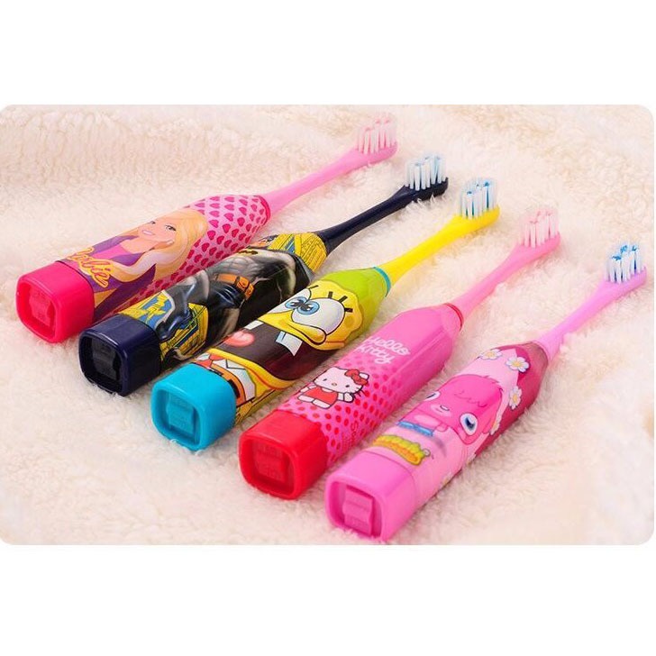 Sikat Gigi Anak Elektrik Karakter Kartun - Toothbrush Electric With Cartoon Pattern