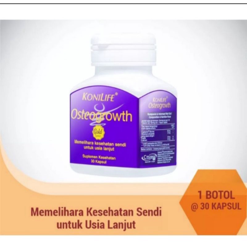 KONILIFE Osteogrowth isi 30 kapsul (kesehatan sendi)