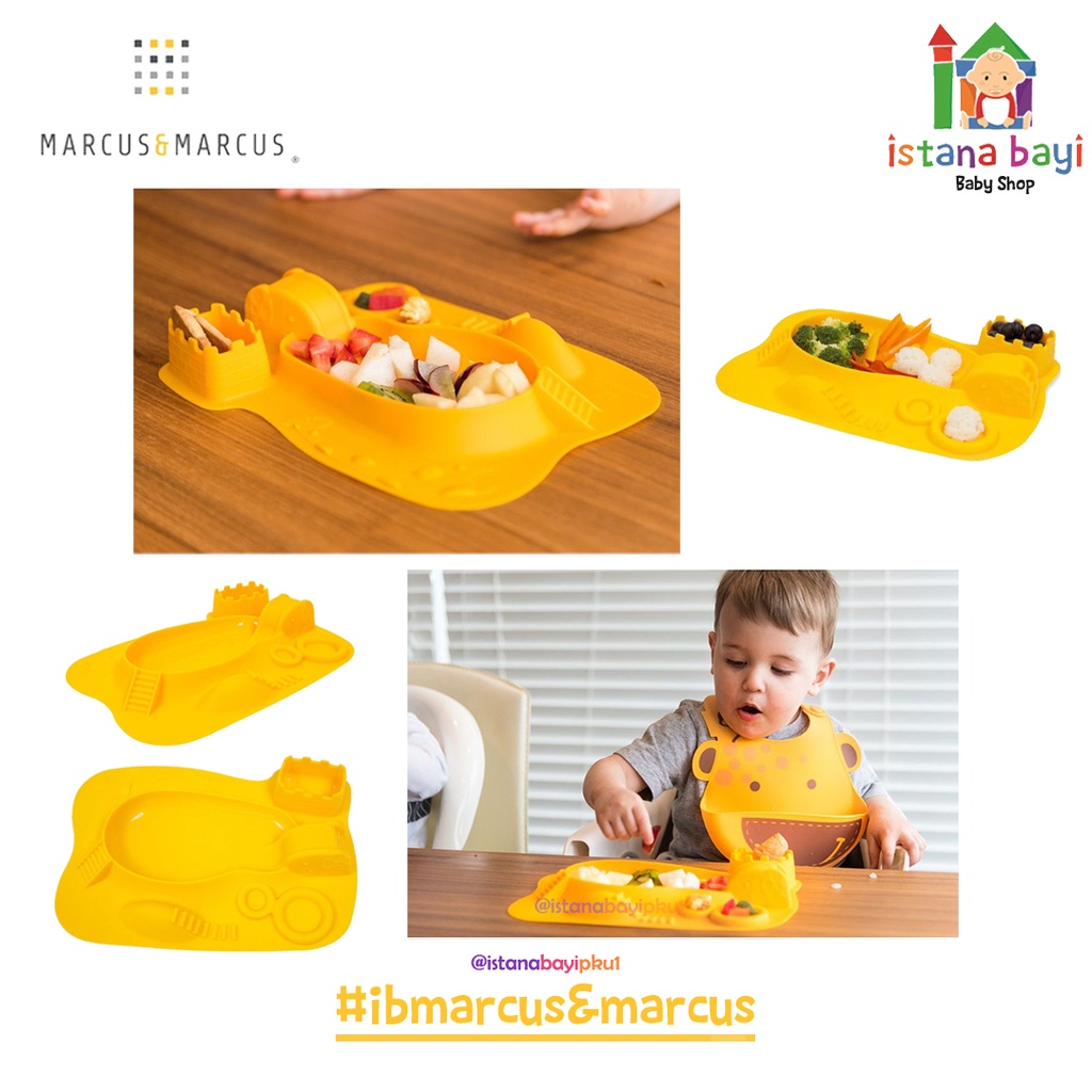 Marcus &amp; Marcus Amusemat Plate - Piring Makan Bayi