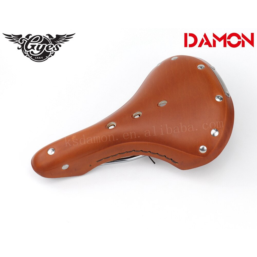 PRODUK IMPORT Gyes GS-17A Retro Revited Cow Leather Bicycle Saddles