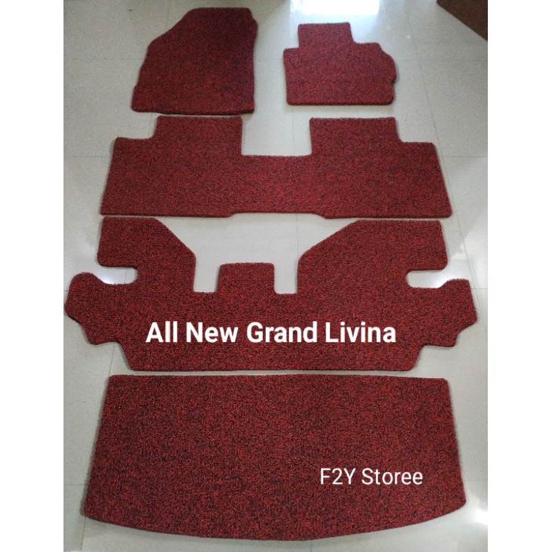 Karpet Mobil Mie Bihun ALL NEW GRAND LIVINA Full Set Bagasi