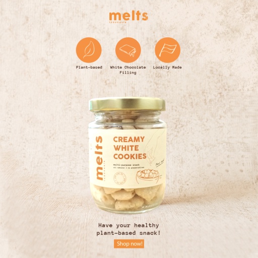 MELTS Creamy White Cookies Jar