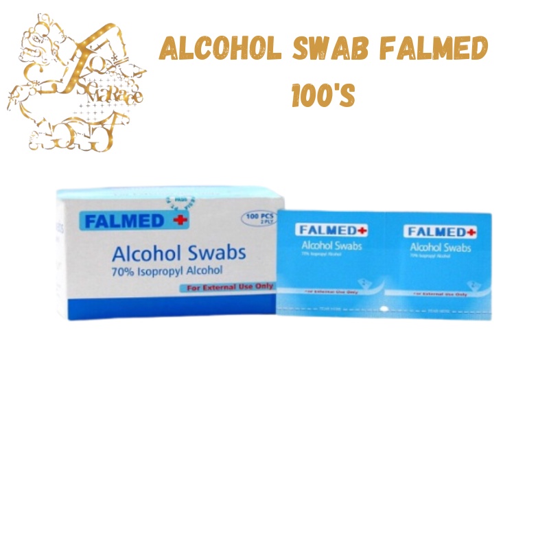 ALCOHOL SWAB FALMED 100'S SWAB