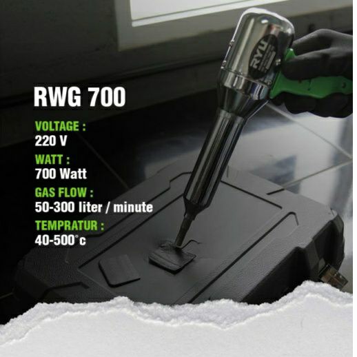 RYU RWG 700 Plastik Welding / Hot Gun Las Plastik Pipa Pvc 700 Watt