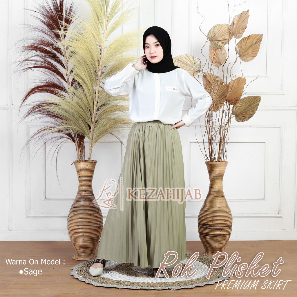 [PART 1]ROK PLISKET PREMIUM/ROK ANTI NERAWANG/MAYUNG 256 By KEZAHIJAB