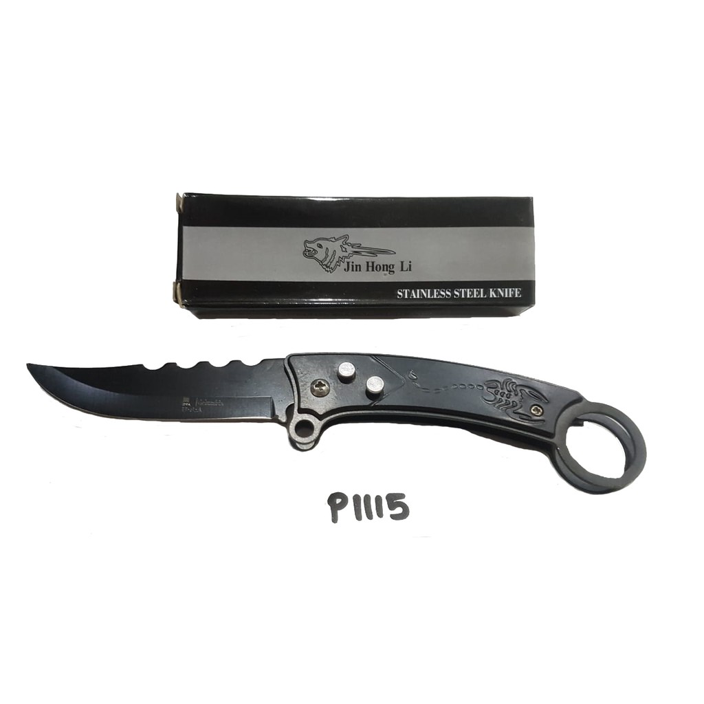 New Arrival PISAU LIPAT CK P1115 FOLDING KNIFE STAINLESS SURVIVAL KIT OUTDOOR Low Price!