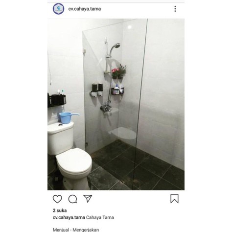 Pesanan Khusus ibu olin - Partisi kaca 10mm Tempered