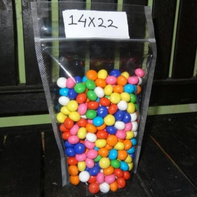 PLASTIK STANDING POUCH 14X22