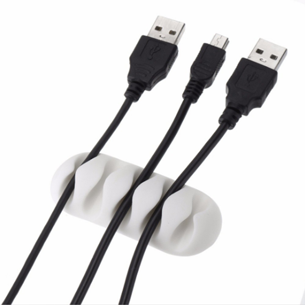 Kabel Penahan Klip Finishing Wire Wire USB Charger Holder