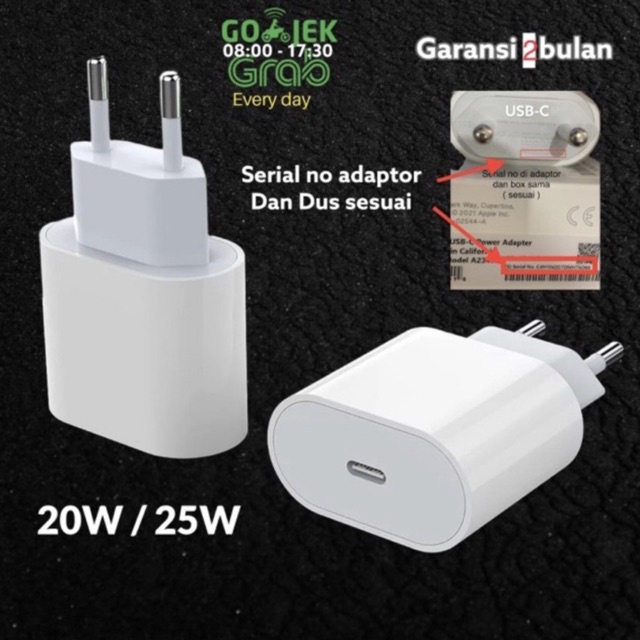 [instan/cod] CHARGER iPad MacBook USB tipe C to C ADAPTER 20 WATTi