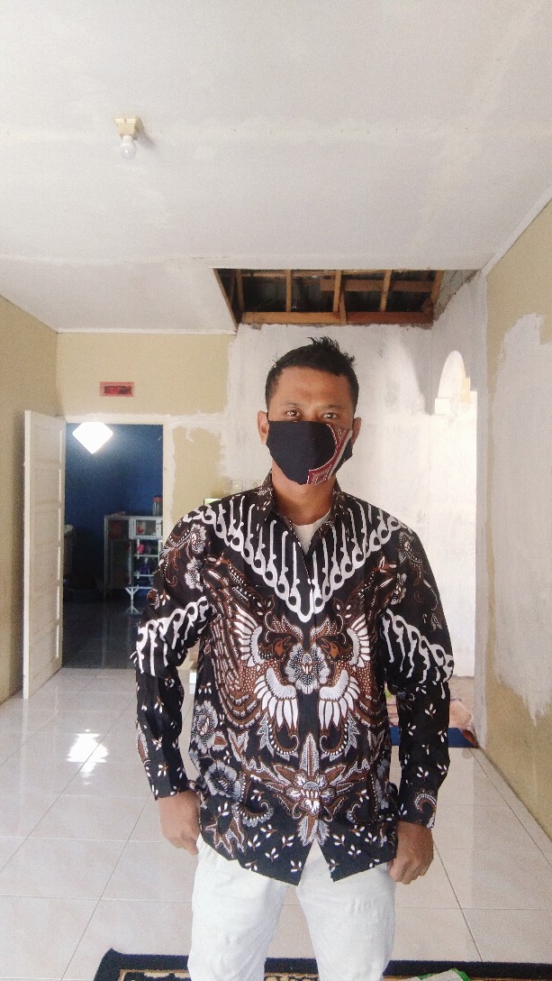 Batik Solo Kemeja Batik Solo Lengan Panjang Lapis Furing Parang Cendono Sogan Florist Produsen Ori