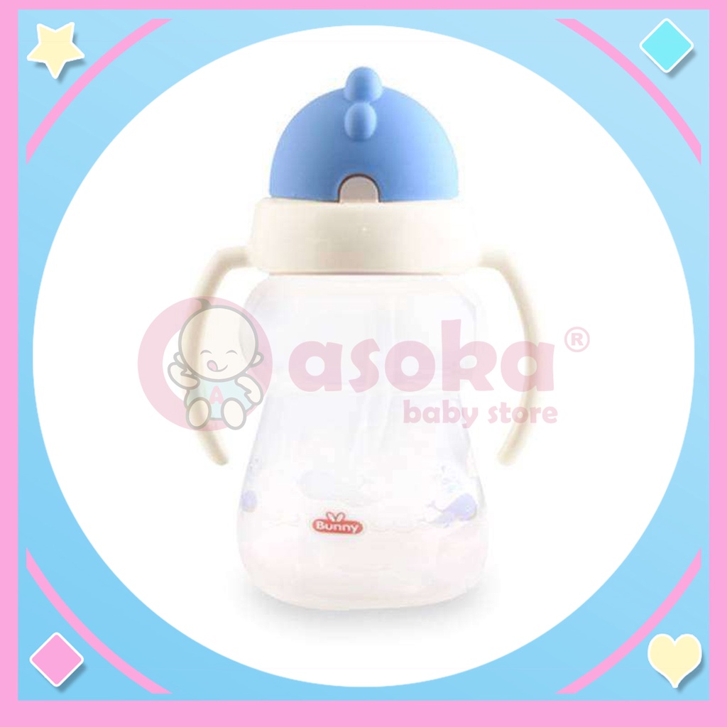 Lusty Bunny Training Cup With Straw - Botol Minum Bayi ASOKA