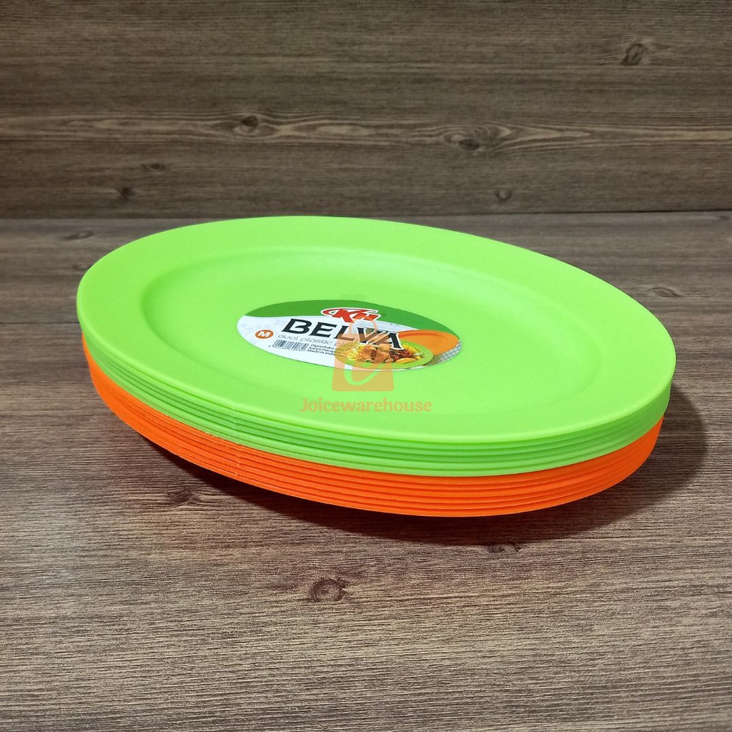 PIRING SAJI PLASTIK / LODOR PLASTIK OVAL KH BELVA 10&quot;