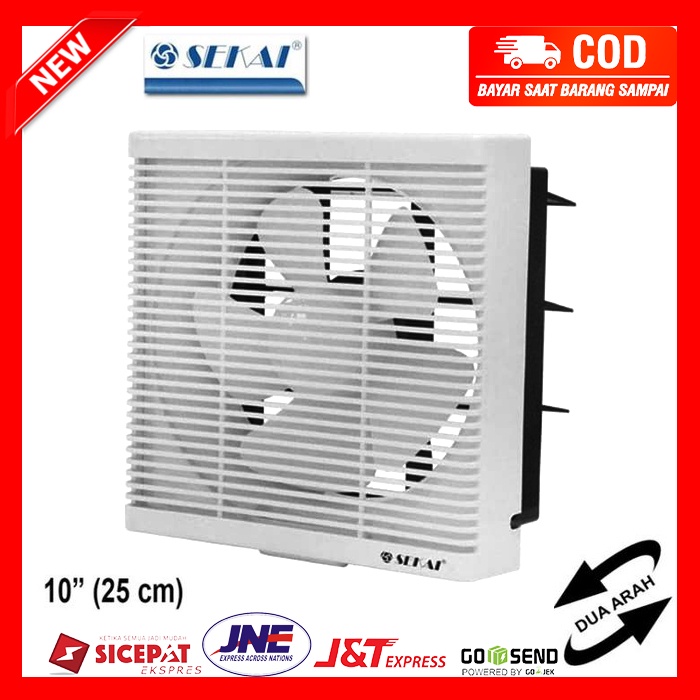 SEKAI WEF-1090 Wall Exhaust/Hexos/Heksos Fan Dinding 10&quot; (30 cm Lubang Dinding) Angin Keluar Masuk