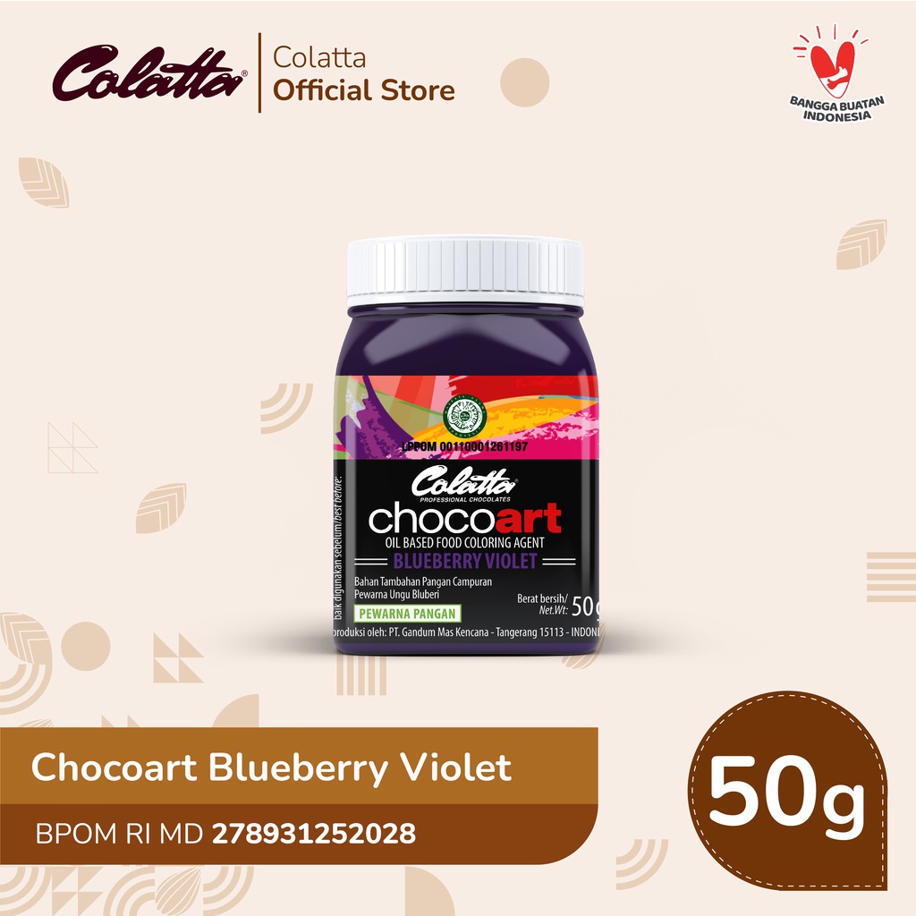 

Colatta Chocoart Blueberry Violet - Pewarna Makanan 50g