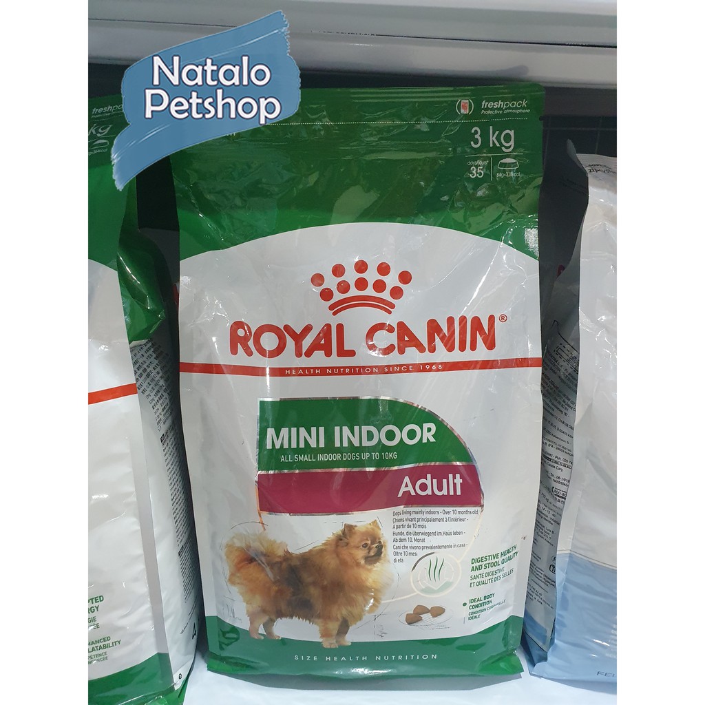 Royal Canin Mini Indoor Adult Dog 3KG / Dry Food / Makanan Anjing