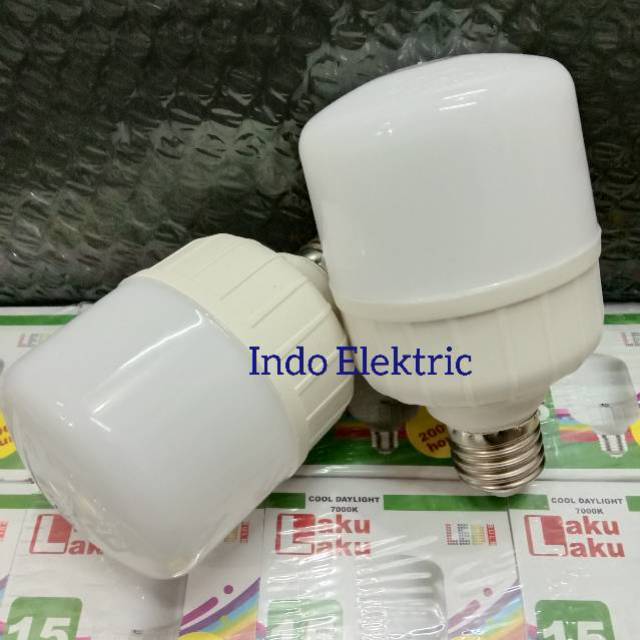 LAMPU LED KAPSUL 15WATT INTRA LAKU LAKU CAPSULE TERANG HEMAT ENERGI