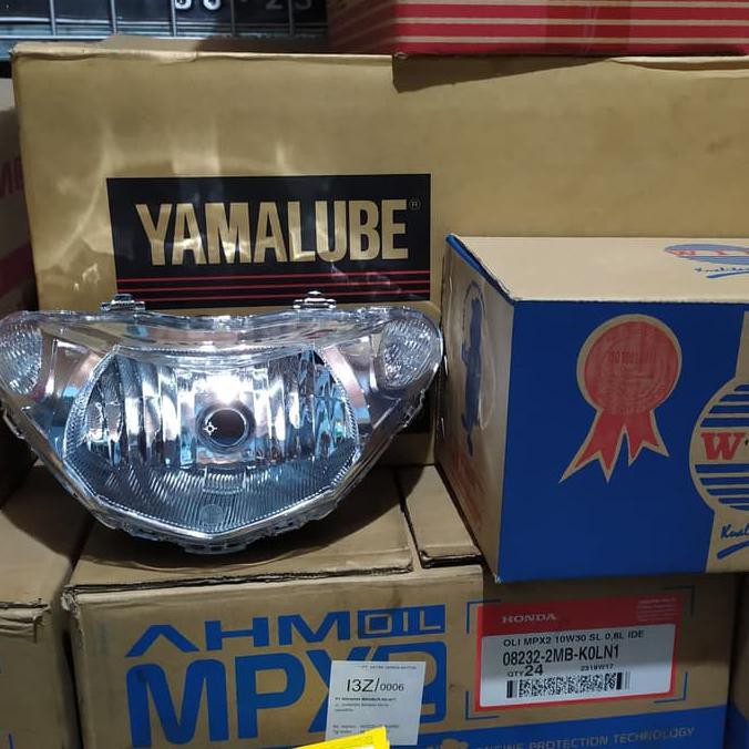 ON SALE LAMPU MOTOR LED☻ REFLEKTOR MIO SPORTY MIKA LAMPU DEPAN MIO STOK TERBATAS