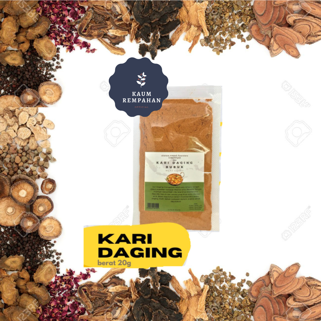 

Bumbu Penyedap Rasa Kari Daging -Meat Curry Powder- 20 gram Khas Timur Tengah Atau Oriental Jepang