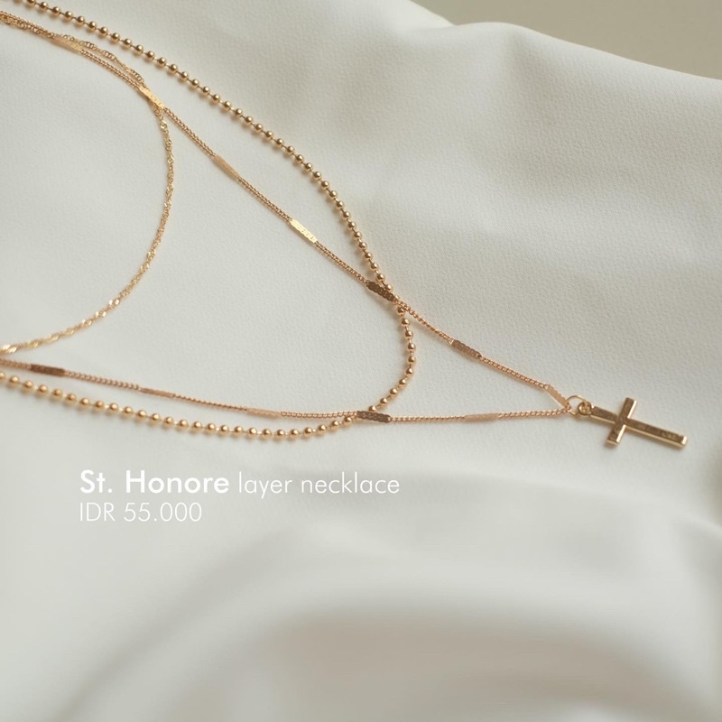 St. Honore layer necklace