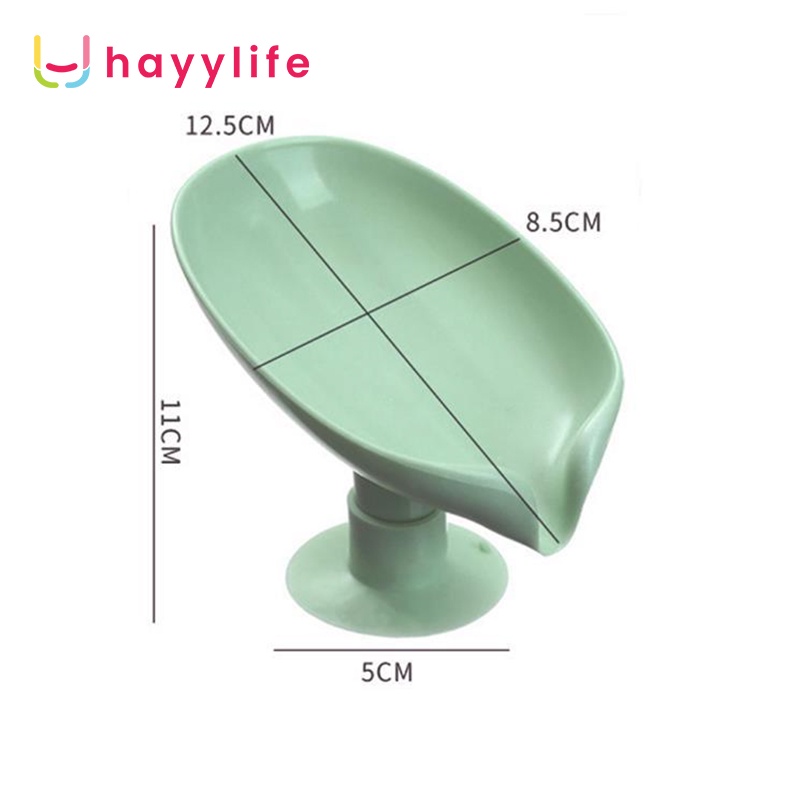 Sooka Tatakan Sabun Batang Motif Daun Cocok Untuk Wastafel HL-AGC569