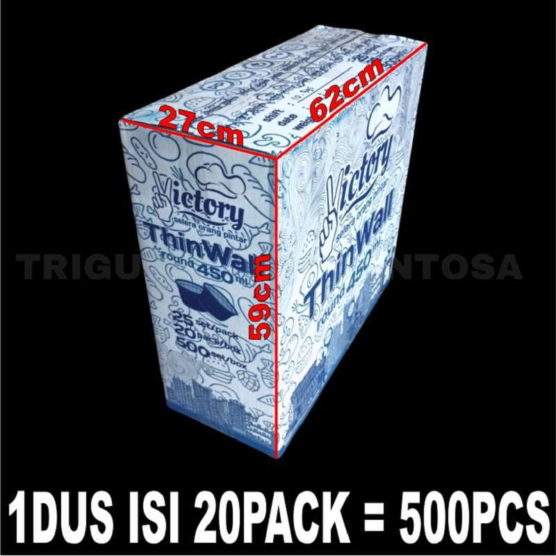 Thinwall 450ml 500pcs mangkok makan bowl bulat/rata plastik es kepal milo 450 ml thinwall /dus