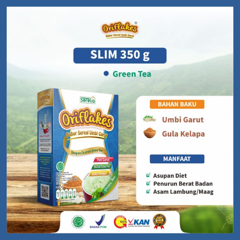 ORIFLAKES SEREAL UMBI GARUT SLIM DIET 350 GRAM